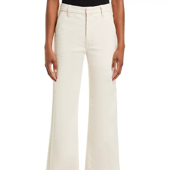 MOTHER The Sk8er Prep Sneak High Rise Wide Leg Ecru Trouser Jeans Size 27 NWT - Picture 6 of 7